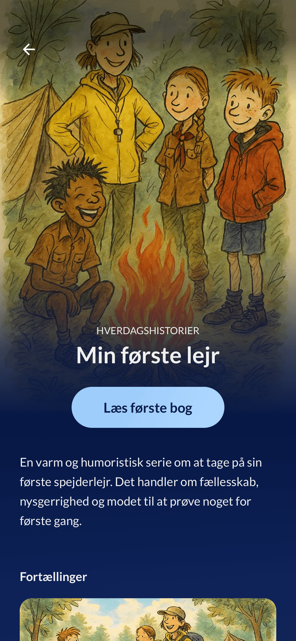 Min første lejr